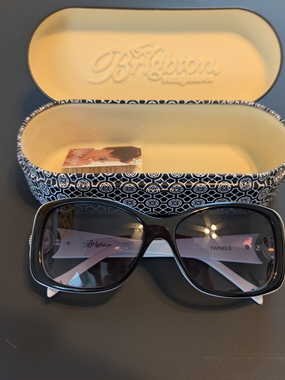 Brighton Twinkle Women's Black Sunglasses